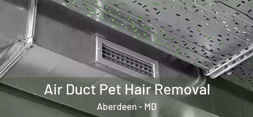 Air Duct Pet Hair Removal Aberdeen - MD