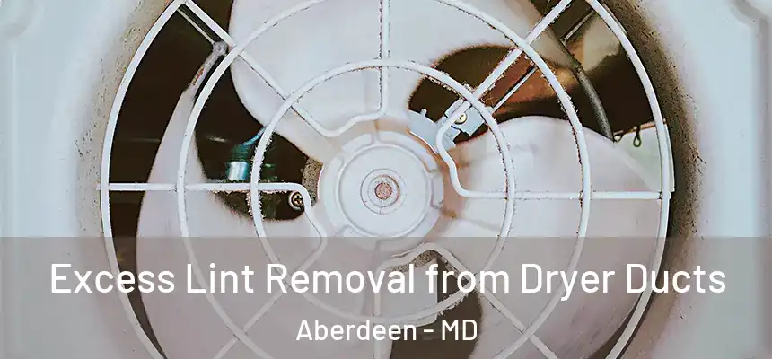 Excess Lint Removal from Dryer Ducts Aberdeen - MD